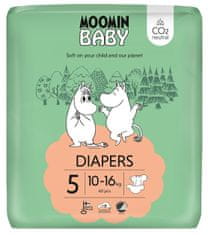 Moomin Baby eko pleny 5 Maxi 10–16 kg, 40 ks