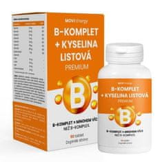 MOVit B-Komplet + Kyselina listová PREMIUM 90 tablet