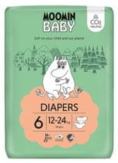 Moomin Baby eko pleny 6 Maxi 12–24 kg, 34 ks