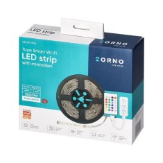 Orno LED pásek Orno OR-SH-17902 IP65 RGBW 5m, zdroj, ovladač Tuya Smart Wi-Fi