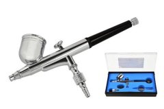 GEKO Airbrush, stříkací pistolka s regulací 0,3mm BD-130 G01175