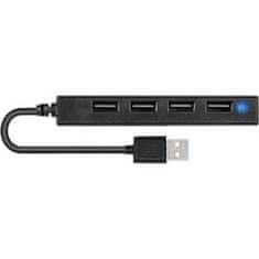 SPEED LINK SNAPPY SLIM USB Hub 4 Port Blk SPEEDLINK