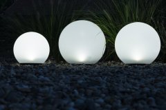 HEITRONIC HEITRONIC solární LED koule BOULE 3ks set 200,250,300mm 35422