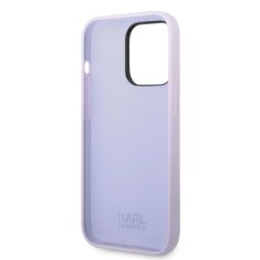 Karl Lagerfeld KLHCP14XSNIKBCU hard silikonové pouzdro iPhone 14 PRO MAX 6.7" purple Silicone Ikonik