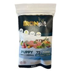 IRONpet Vzorek Dog Puppy Mini &amp; Medium Turkey (Krocan) 70 g