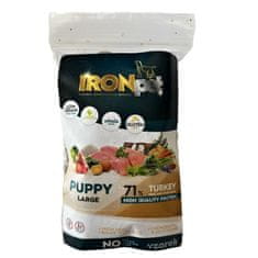 IRONpet Vzorek Dog Puppy Large Turkey (Krocan) 70 g