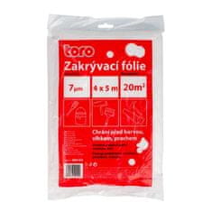 Toro FÓLIE KRYCÍ PRO OCHRANU PROTI PRACH HDPE 7MY 4X5M