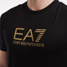 Emporio Armani Tričko černé XL Train Gold Label