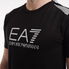 Emporio Armani Tričko černé M Train 7 Lines