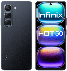 Infinix Smartphone Hot 50, 8GB/128GB, Sleek Black