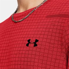 Under Armour Tričko červené S Vanish Seamless Grid Ss