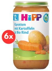 HiPP BIO Zeleninová směs s hovězím masem 6 x 250 g