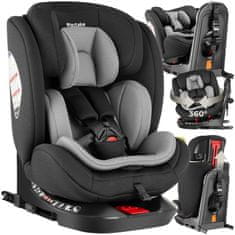 tectake Otočná autosedačka Linus, schválení i-Size, s ISOFIX