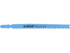 Extol Premium Plátky do přímočaré pily (8805208) plátky do přímočaré pily 5ks, 132x1mm, Bi-metal