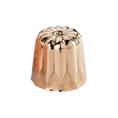 de Buyer Měděná forma na Canelés 6820.35N, vroubkovaná, průměr 3,5 cm