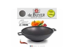 de Buyer WOK pánev 8317.00, CHOC EXTREME, WOK, rendlík se dvěma oušky, 32 cm, hliník, vysoce odolný nepřilnavý povrch