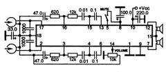 HADEX BA3520-nf zesilovač pro walkmany, Ucc=1,8-4V, DIP18