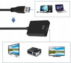 HADEX Adaptér USB-A 3.0 na HDMI