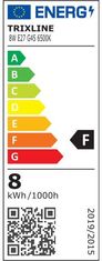 HADEX Žárovka LED E27 A50 8W studená bílá TRIXLINE