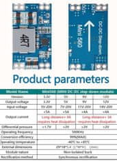 HADEX Napájecí modul, step-down měnič 5V/ 5A, mini 560