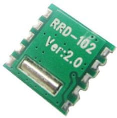 HADEX FM přijímač pro Arduino, modul RRD102 V2.0 /IO RDA5807M/