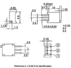 HADEX 5k0 - trimr víceotáčkový 3296W-1-502 cermetový