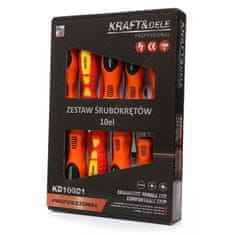 HADEX Sada šroubováků 10 kusů, KRAFT&DELE KD10901