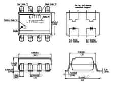 HADEX LTV827B - optočlen 5kV, DIP8 - (PC827B)