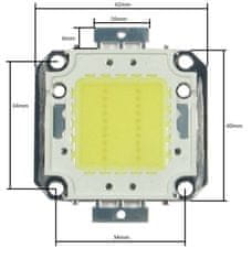 HADEX LED 20W Epistar bílá 6000K, 2400lm/600mA,120°, 30-32V