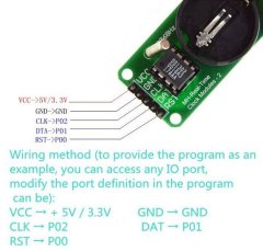 HADEX RTC hodiny reálného času DS1302