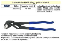 HADEX Kleště SIKO 250mm MAGG rychlostavitelné