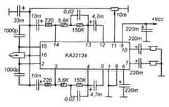 HADEX KA22134-předzesilovač pro MGF stereo DIP16