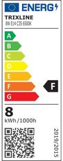 HADEX Žárovka LED E14 C35 svíčková, denní bílá TRIXLINE