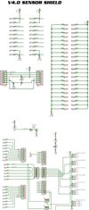 HADEX Prototypová deska senzor shield V4.0 pro Arduino