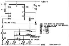 HADEX L9686 - přerušovač směrových světel, DIL8 /ST/