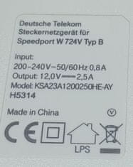 HADEX Napáječ, síťový adaptér Deutsche Telekom 12V/2,5A, koncovka 5,5x2,5mm