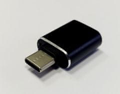 HADEX Redukce USB A - USB-C - černá