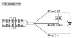 HADEX Indukční čidlo - snímač LJ12A3-4-Z/BX NPN