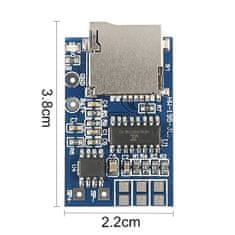 HADEX Přehrávač MP3 s nf zesilovačem 2W, základní modul