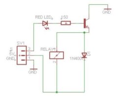 HADEX Modul relé 1x KY-019, napájení i ovládání 5V, spouštění Log 1