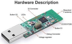 HADEX Zigbee koordinátor CC2531 /hardwarový klíč CC2531/