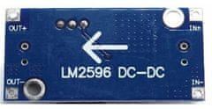 HADEX Napájecí modul, step-down měnič 3A s LM2596, Uin=max.35V