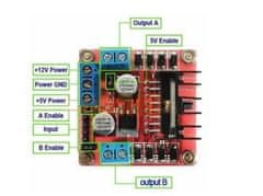 HADEX Driver, řadič pro krokový motor, modul s L298N