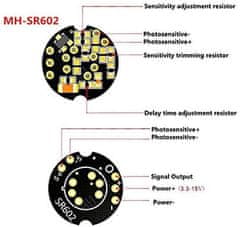 HADEX Detektor pohybu, modul PIR SR602