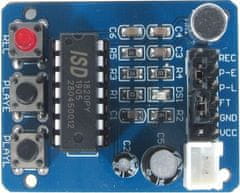 HADEX Hlasový záznamník s ISD1820 - modul pro záznam zvuku s reproduktorem