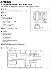 HADEX AN5222 - TV obvod, DIP16