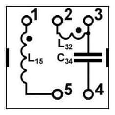 HADEX Cívka vf 10,7MHz Polfer 207