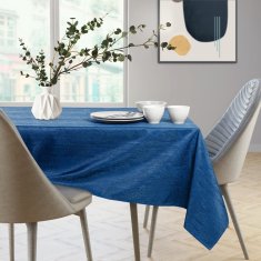 AmeliaHome Běhoun na stůl VESTA indigo, velikost 30x80