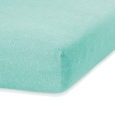 AmeliaHome Froté prostěradlo s gumou Ruby mátové, velikost 160-180x200+30