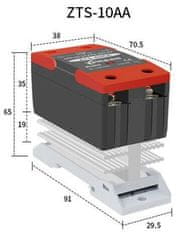 HADEX Bezkontaktní relé na DIN lištu SSR ZTS-10DA, 24-600VAC